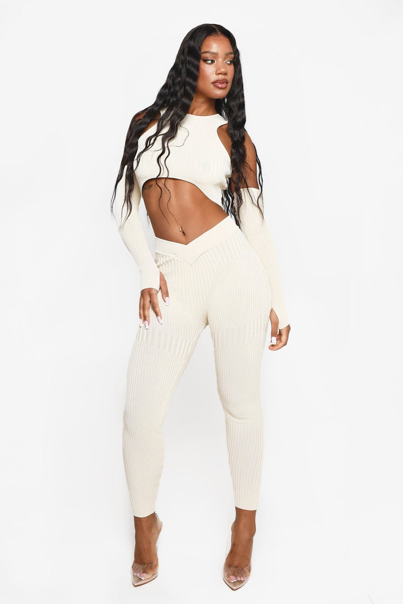 Stone Knit Co-ord Top