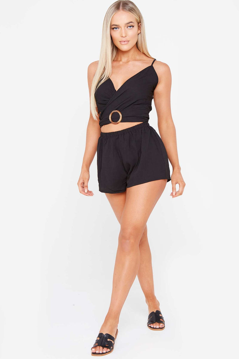 Black Buckle Co-ord